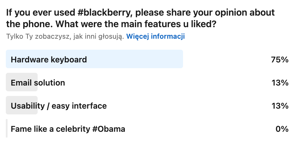 Ankieta LinkedIN, Prosto i bezpośrednio o telekomunikacji, Andrzej Miłkowski