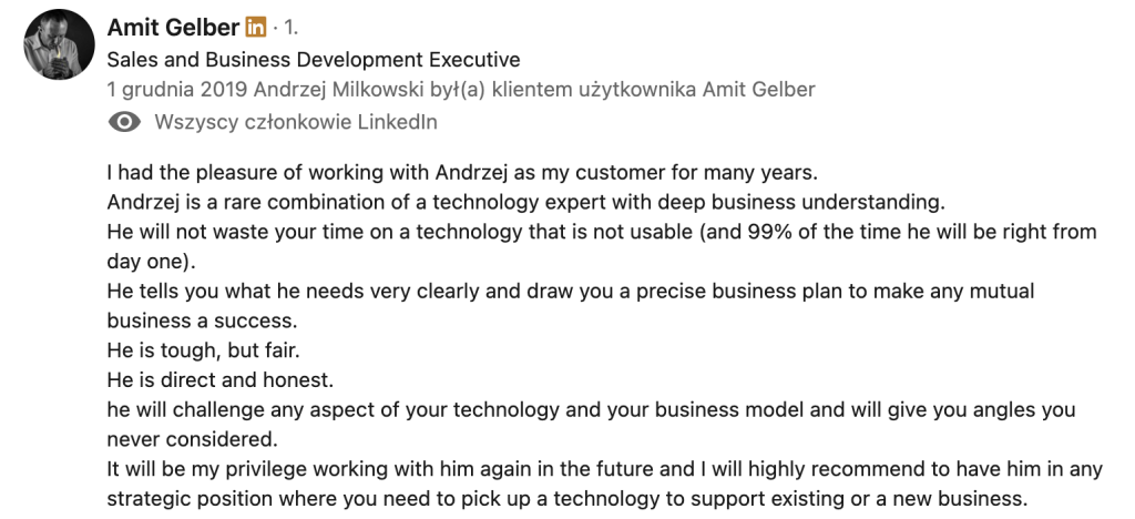 reference of Prosto i bezpośrednio, Supplier 2. About me