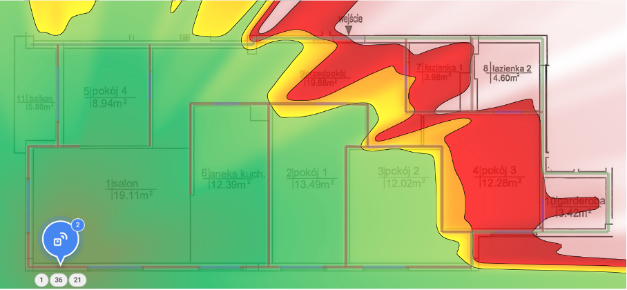 home wifi 7 coverage with wrongly placed AP
